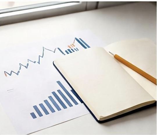 Cuaderno y gráficos de análisis de viabilidad financiera